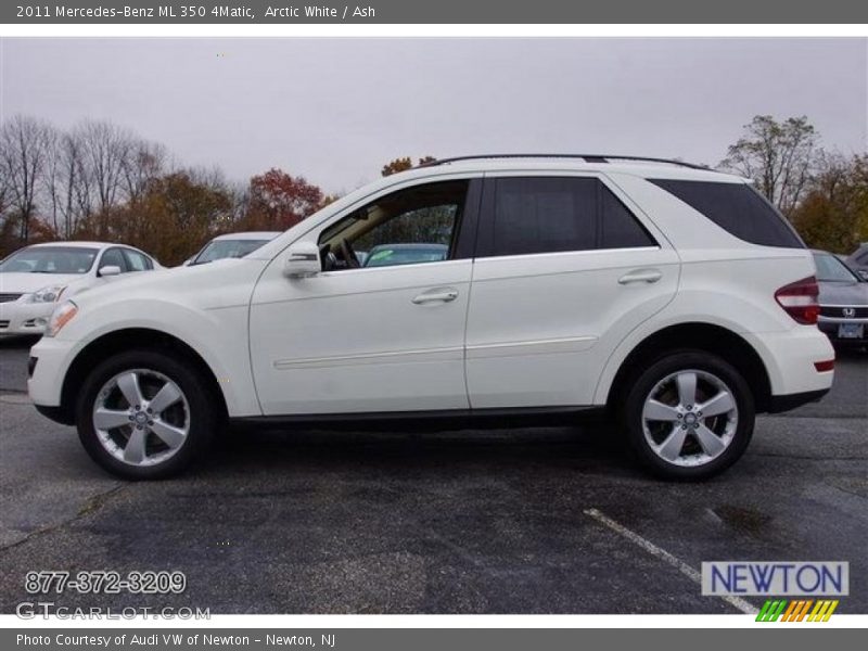 Arctic White / Ash 2011 Mercedes-Benz ML 350 4Matic