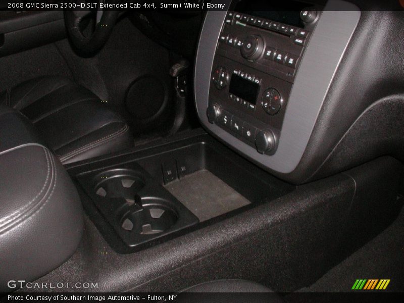 Summit White / Ebony 2008 GMC Sierra 2500HD SLT Extended Cab 4x4
