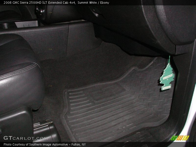 Summit White / Ebony 2008 GMC Sierra 2500HD SLT Extended Cab 4x4