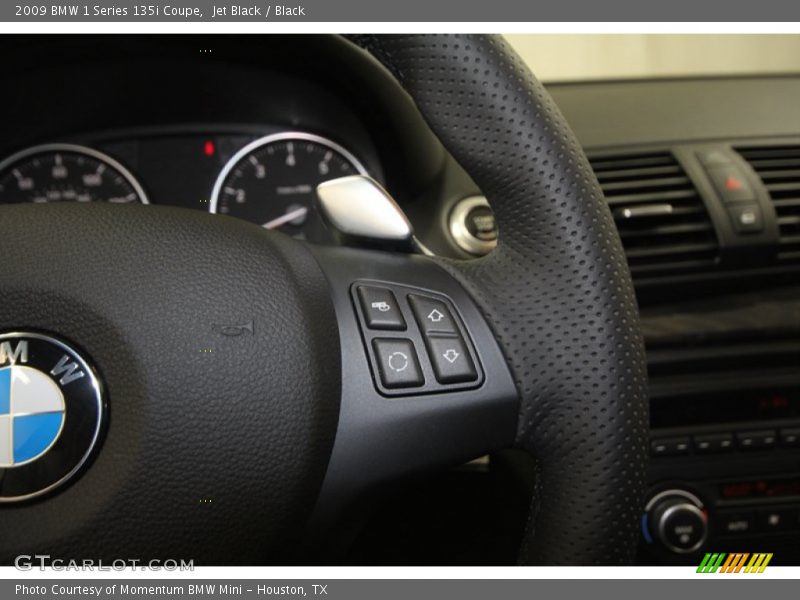 Jet Black / Black 2009 BMW 1 Series 135i Coupe