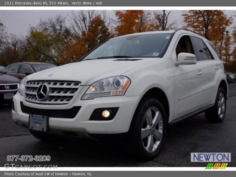 Arctic White / Ash 2011 Mercedes-Benz ML 350 4Matic