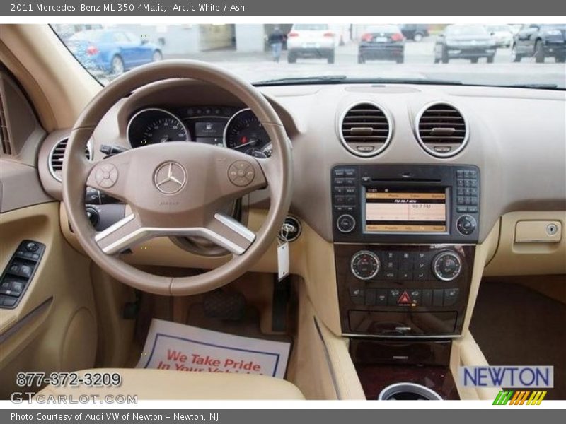 Arctic White / Ash 2011 Mercedes-Benz ML 350 4Matic