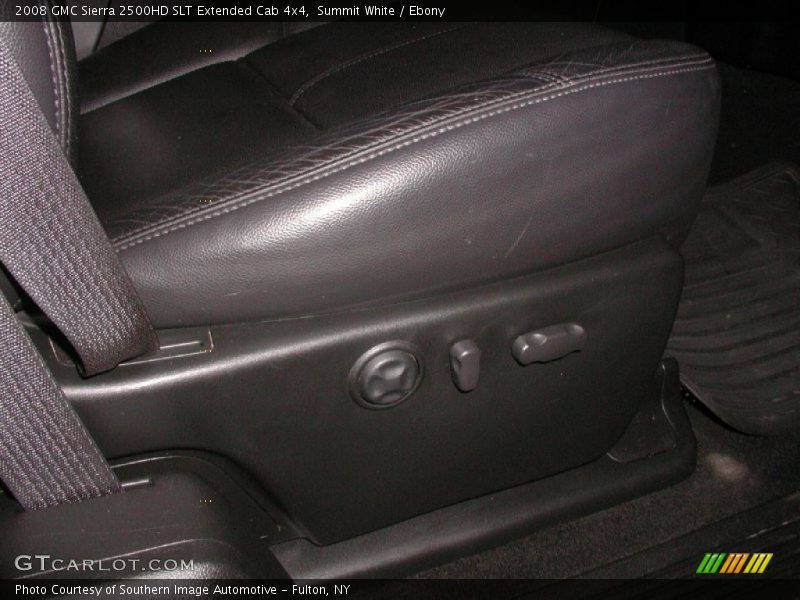 Summit White / Ebony 2008 GMC Sierra 2500HD SLT Extended Cab 4x4