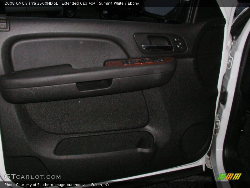 Summit White / Ebony 2008 GMC Sierra 2500HD SLT Extended Cab 4x4