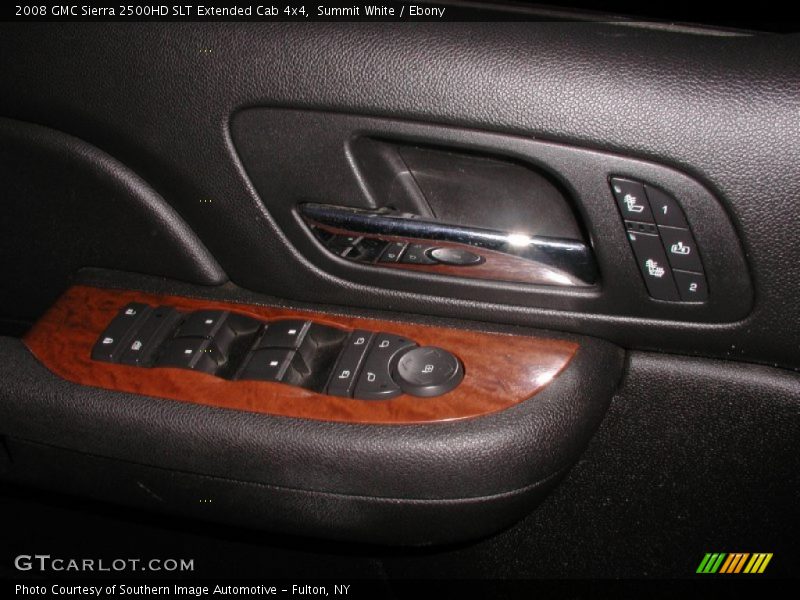 Summit White / Ebony 2008 GMC Sierra 2500HD SLT Extended Cab 4x4