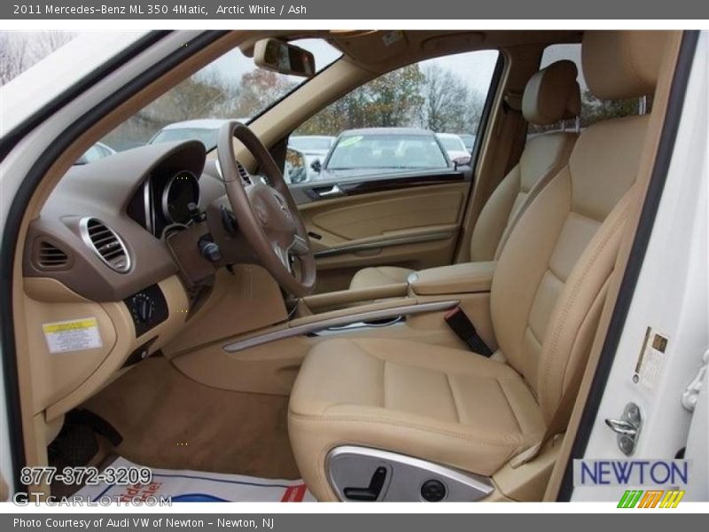Arctic White / Ash 2011 Mercedes-Benz ML 350 4Matic