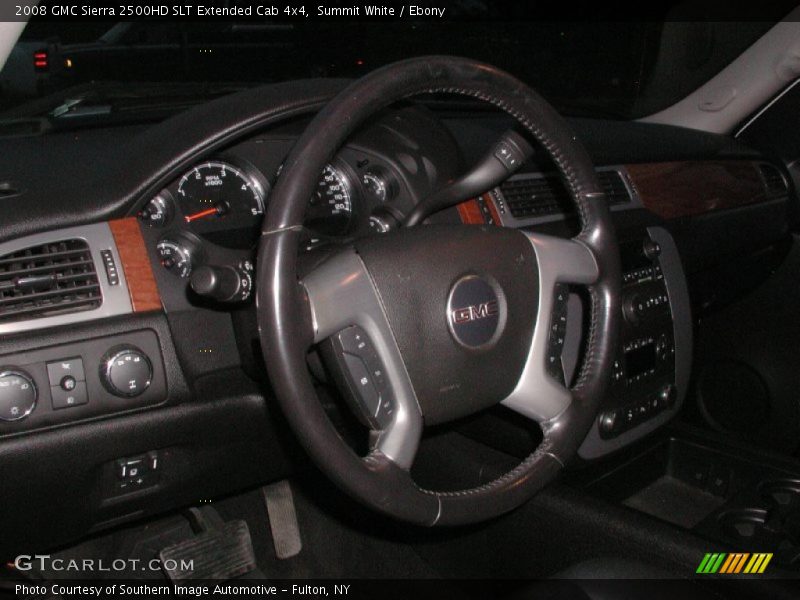 Summit White / Ebony 2008 GMC Sierra 2500HD SLT Extended Cab 4x4