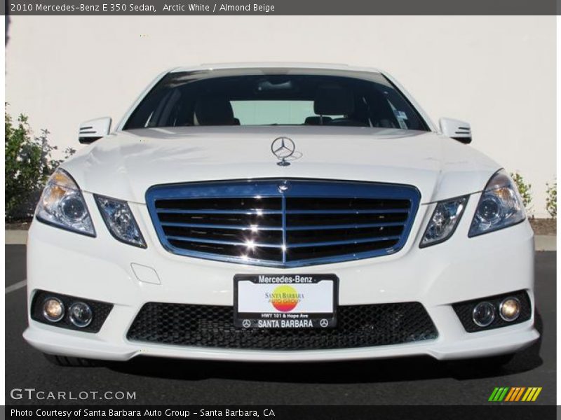 Arctic White / Almond Beige 2010 Mercedes-Benz E 350 Sedan