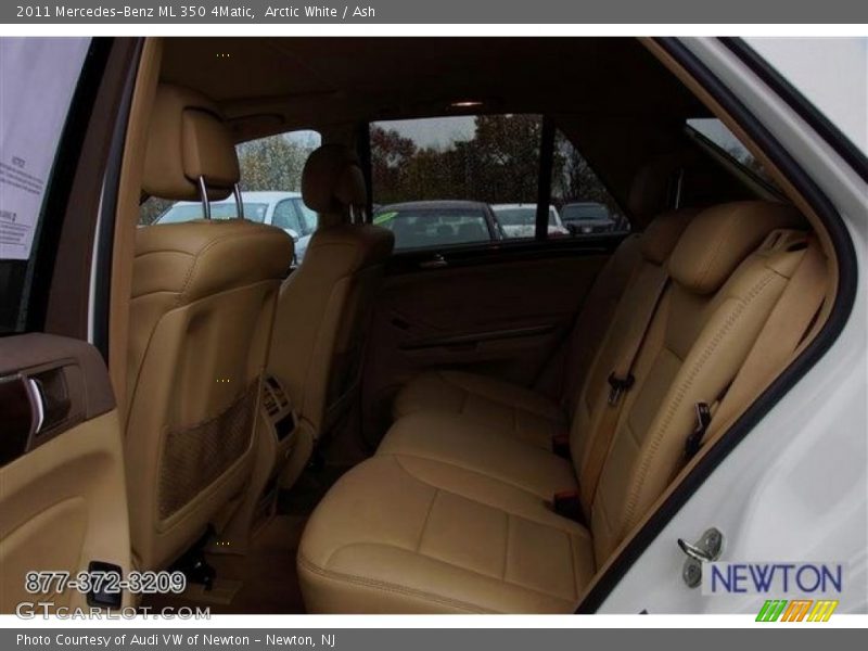 Arctic White / Ash 2011 Mercedes-Benz ML 350 4Matic