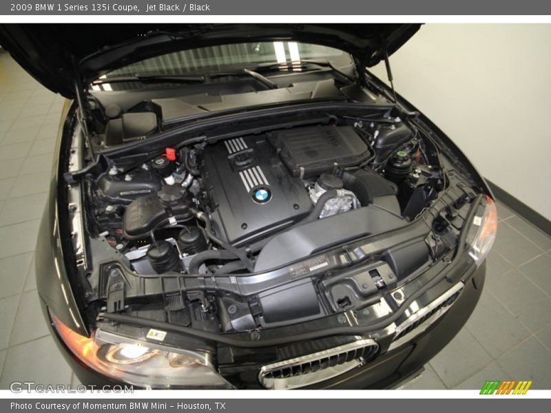 Jet Black / Black 2009 BMW 1 Series 135i Coupe