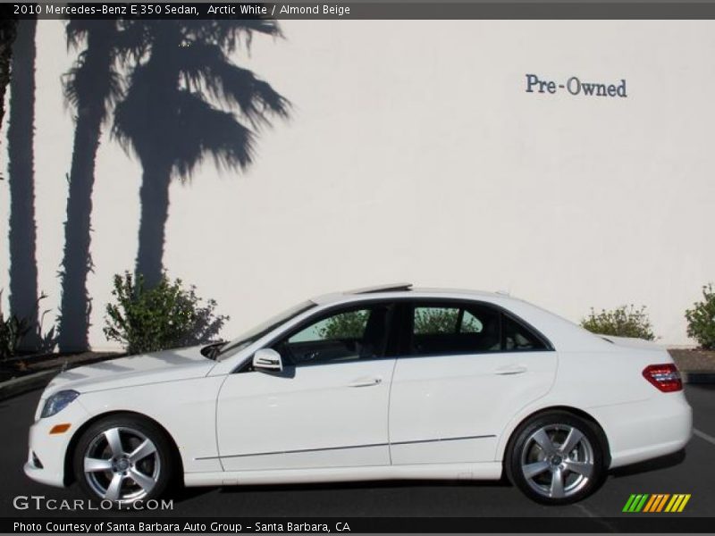 Arctic White / Almond Beige 2010 Mercedes-Benz E 350 Sedan