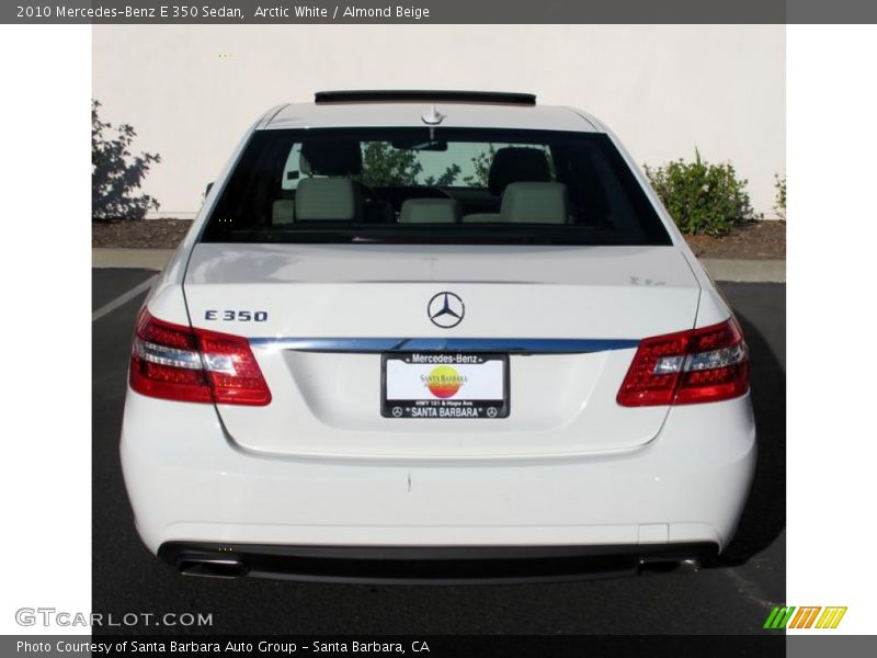 Arctic White / Almond Beige 2010 Mercedes-Benz E 350 Sedan