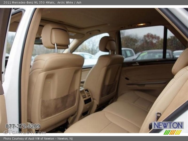 Arctic White / Ash 2011 Mercedes-Benz ML 350 4Matic