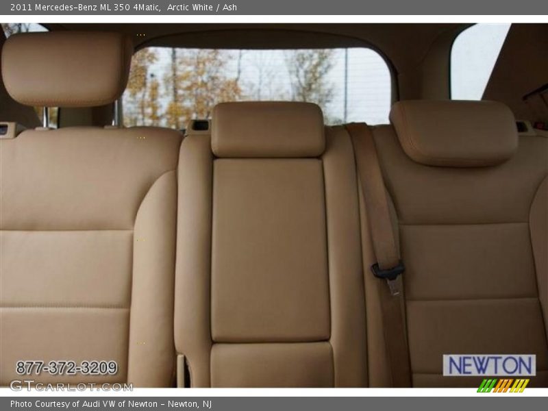 Arctic White / Ash 2011 Mercedes-Benz ML 350 4Matic