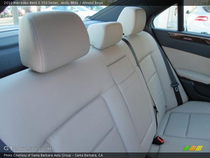 Arctic White / Almond Beige 2010 Mercedes-Benz E 350 Sedan