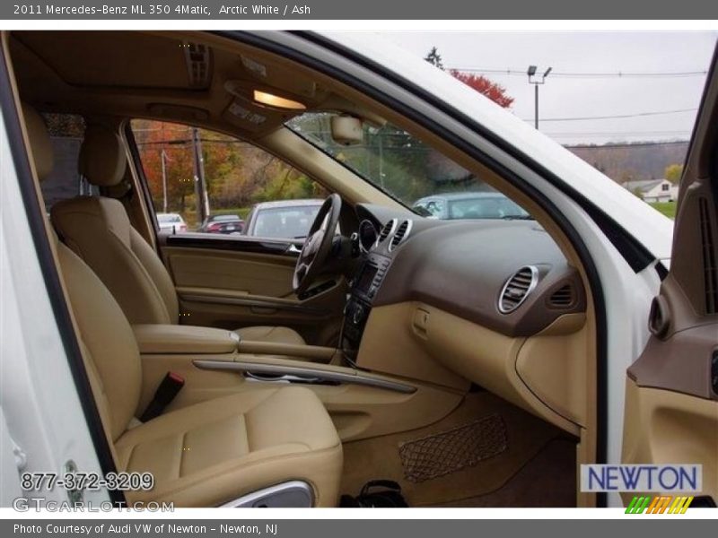 Arctic White / Ash 2011 Mercedes-Benz ML 350 4Matic