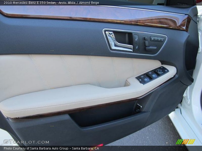 Arctic White / Almond Beige 2010 Mercedes-Benz E 350 Sedan