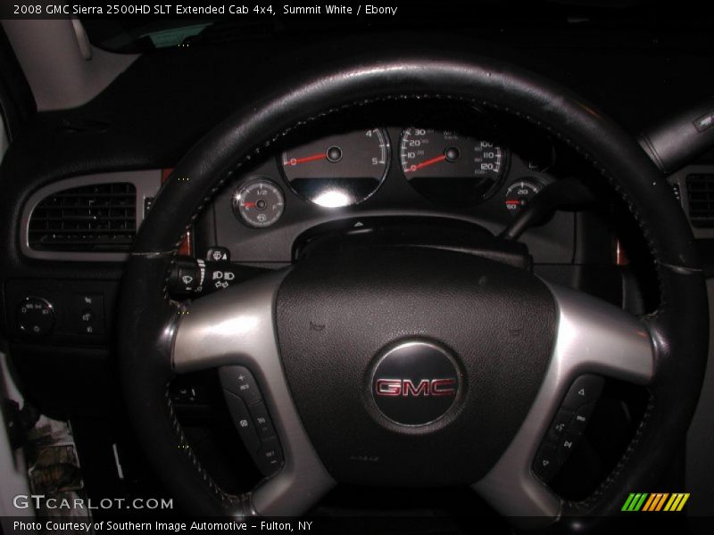 Summit White / Ebony 2008 GMC Sierra 2500HD SLT Extended Cab 4x4