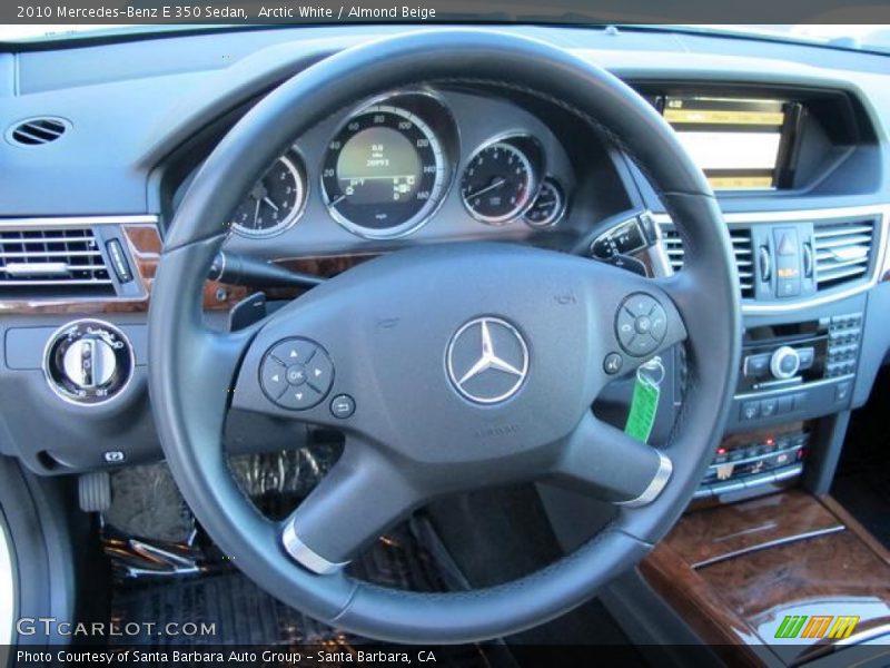 Arctic White / Almond Beige 2010 Mercedes-Benz E 350 Sedan