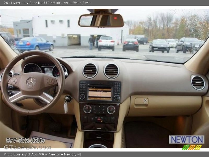 Arctic White / Ash 2011 Mercedes-Benz ML 350 4Matic
