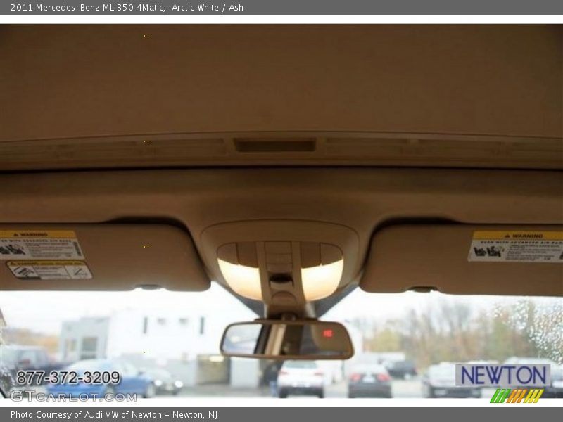 Arctic White / Ash 2011 Mercedes-Benz ML 350 4Matic