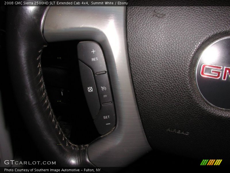 Summit White / Ebony 2008 GMC Sierra 2500HD SLT Extended Cab 4x4