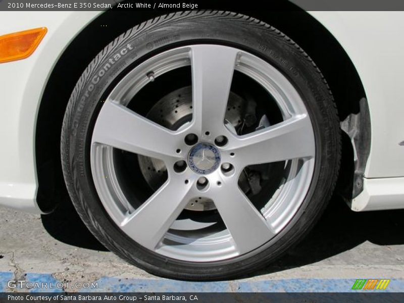 Arctic White / Almond Beige 2010 Mercedes-Benz E 350 Sedan