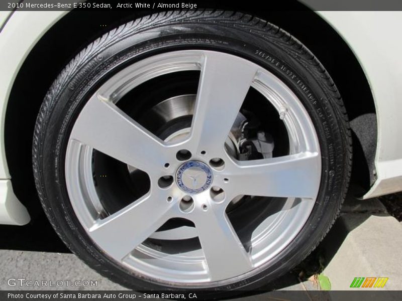 Arctic White / Almond Beige 2010 Mercedes-Benz E 350 Sedan
