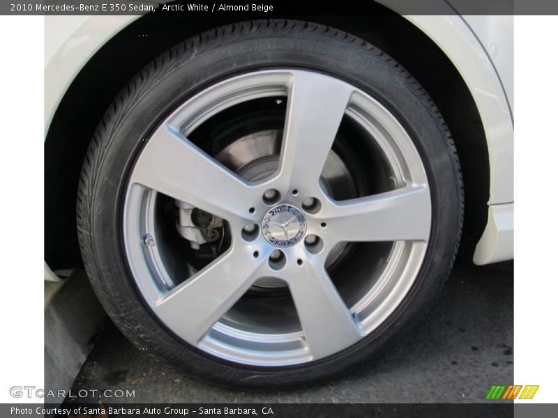 Arctic White / Almond Beige 2010 Mercedes-Benz E 350 Sedan