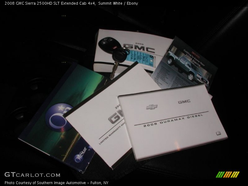 Summit White / Ebony 2008 GMC Sierra 2500HD SLT Extended Cab 4x4