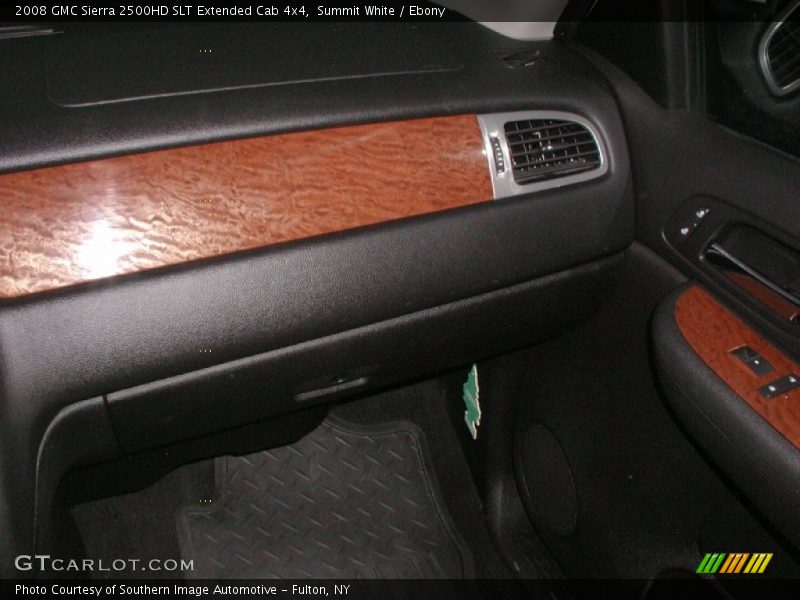 Summit White / Ebony 2008 GMC Sierra 2500HD SLT Extended Cab 4x4