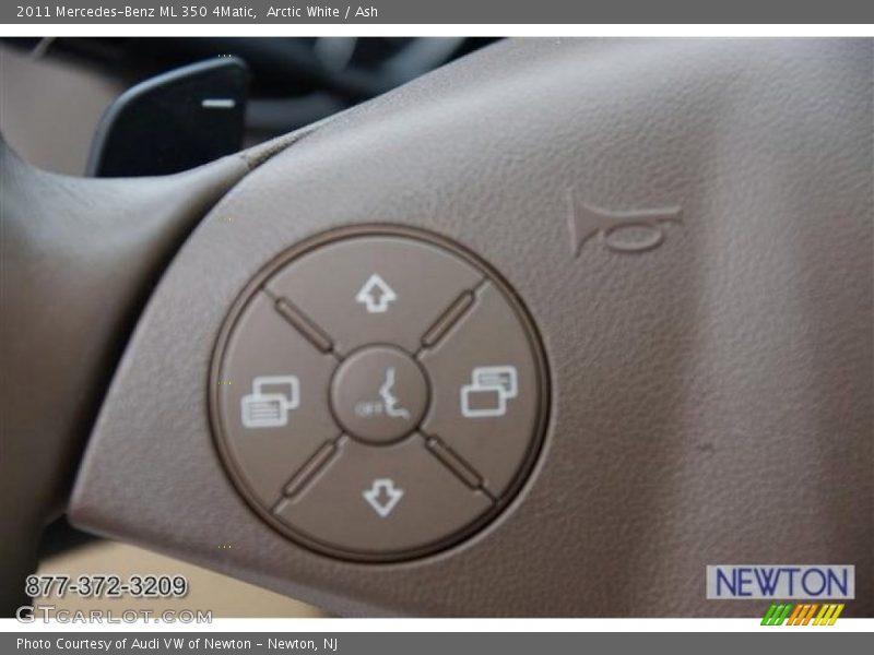 Arctic White / Ash 2011 Mercedes-Benz ML 350 4Matic