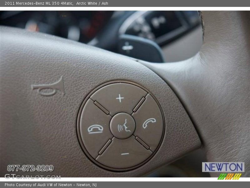 Arctic White / Ash 2011 Mercedes-Benz ML 350 4Matic