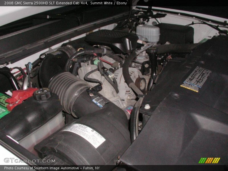 Summit White / Ebony 2008 GMC Sierra 2500HD SLT Extended Cab 4x4