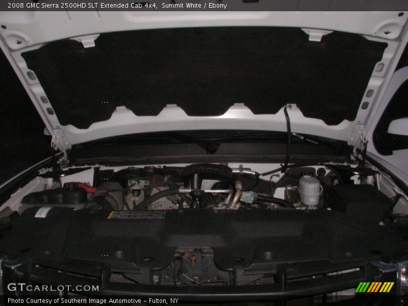 Summit White / Ebony 2008 GMC Sierra 2500HD SLT Extended Cab 4x4