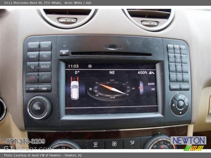 Arctic White / Ash 2011 Mercedes-Benz ML 350 4Matic