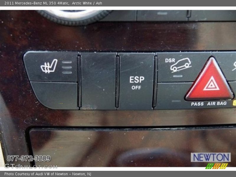 Arctic White / Ash 2011 Mercedes-Benz ML 350 4Matic