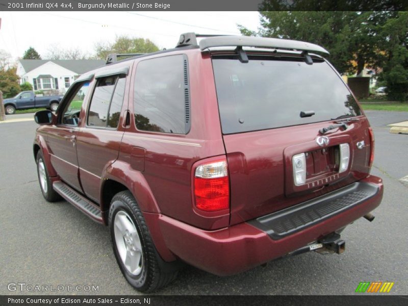 Burgundy Metallic / Stone Beige 2001 Infiniti QX4 4x4