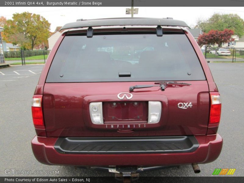 Burgundy Metallic / Stone Beige 2001 Infiniti QX4 4x4