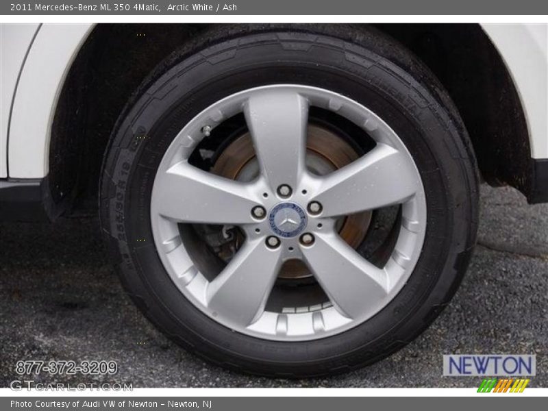 Arctic White / Ash 2011 Mercedes-Benz ML 350 4Matic