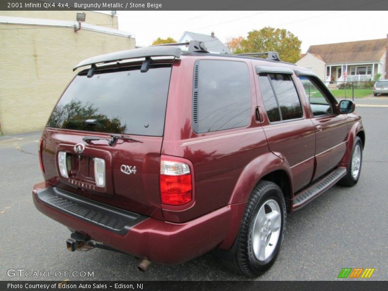 Burgundy Metallic / Stone Beige 2001 Infiniti QX4 4x4