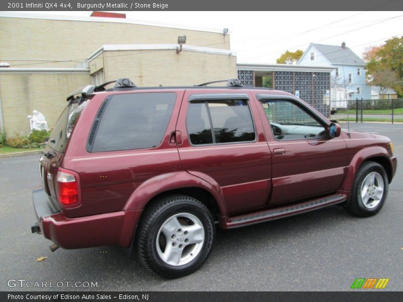 Burgundy Metallic / Stone Beige 2001 Infiniti QX4 4x4
