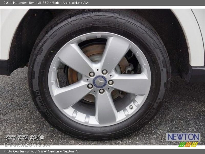 Arctic White / Ash 2011 Mercedes-Benz ML 350 4Matic