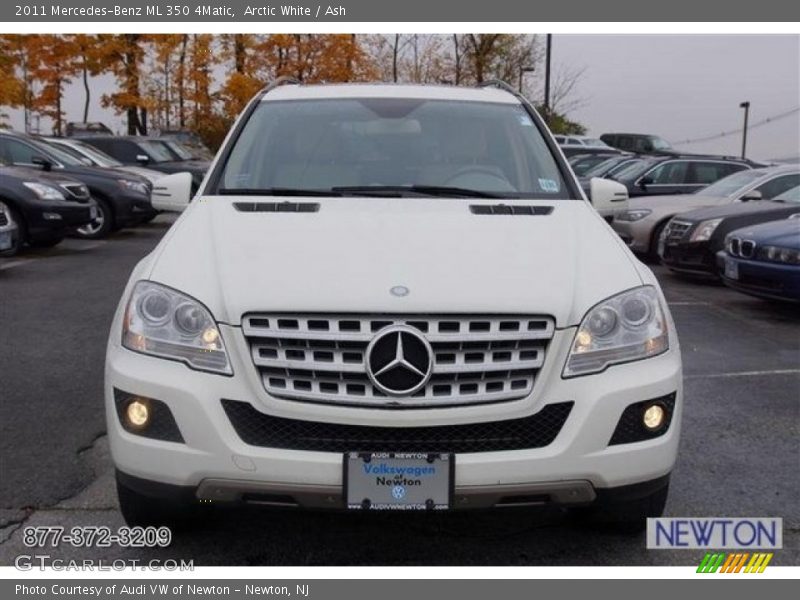 Arctic White / Ash 2011 Mercedes-Benz ML 350 4Matic