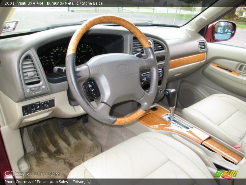 Stone Beige Interior - 2001 QX4 4x4 