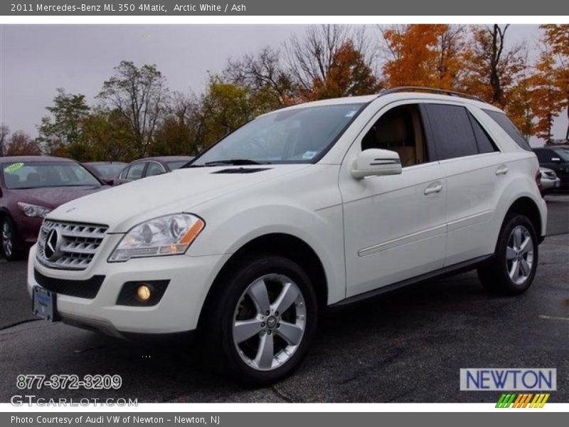 Arctic White / Ash 2011 Mercedes-Benz ML 350 4Matic