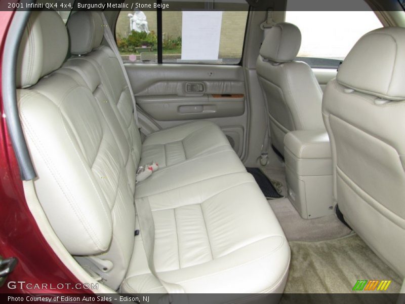 Burgundy Metallic / Stone Beige 2001 Infiniti QX4 4x4