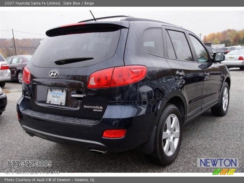 Slate Blue / Beige 2007 Hyundai Santa Fe Limited