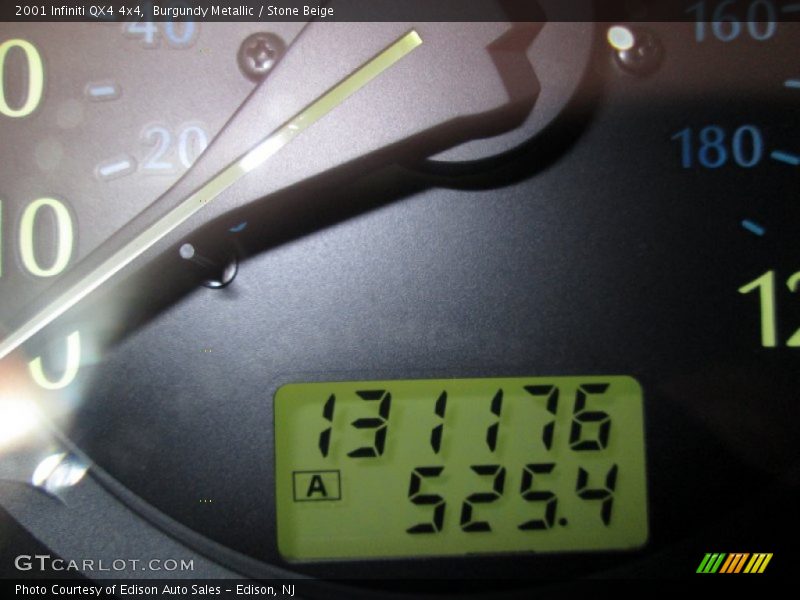 Burgundy Metallic / Stone Beige 2001 Infiniti QX4 4x4