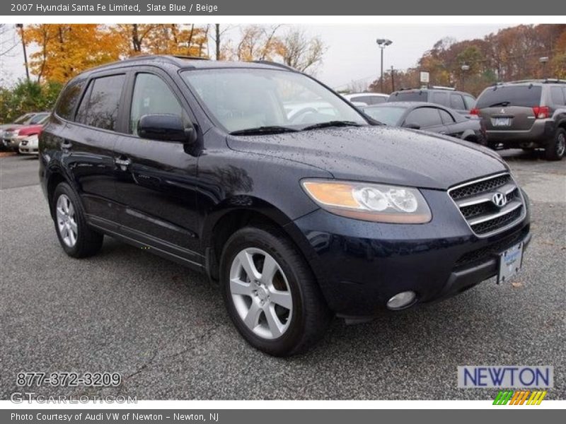 Slate Blue / Beige 2007 Hyundai Santa Fe Limited